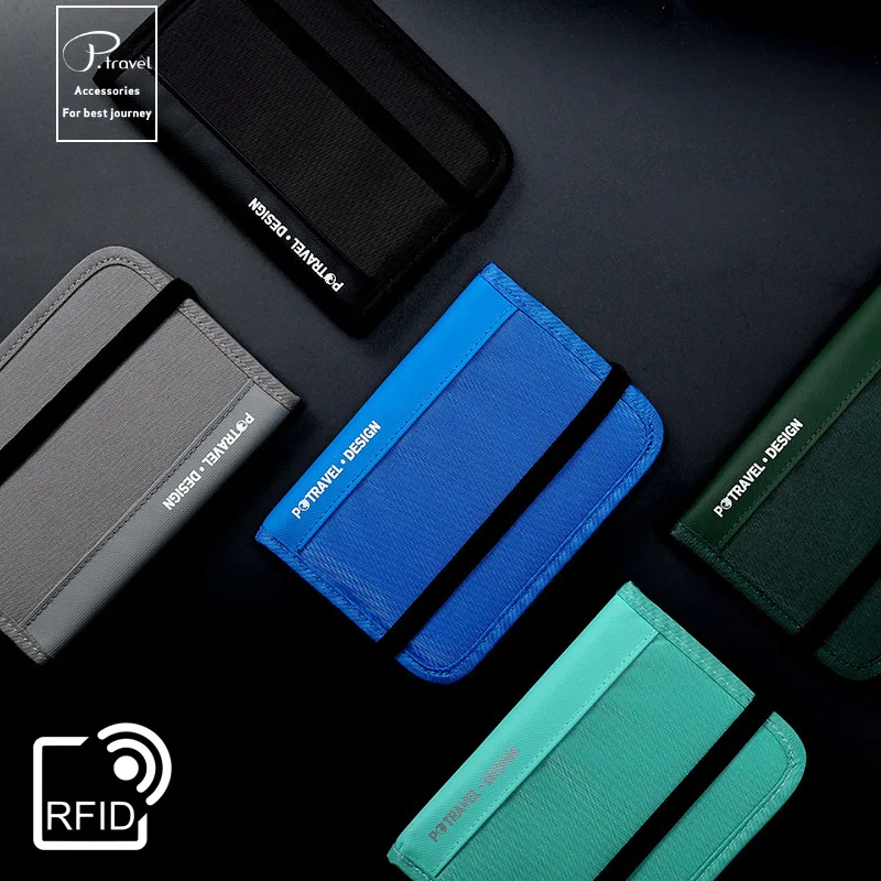 Index Card Holder - RFID Travel Wallet Passport Holder Credit