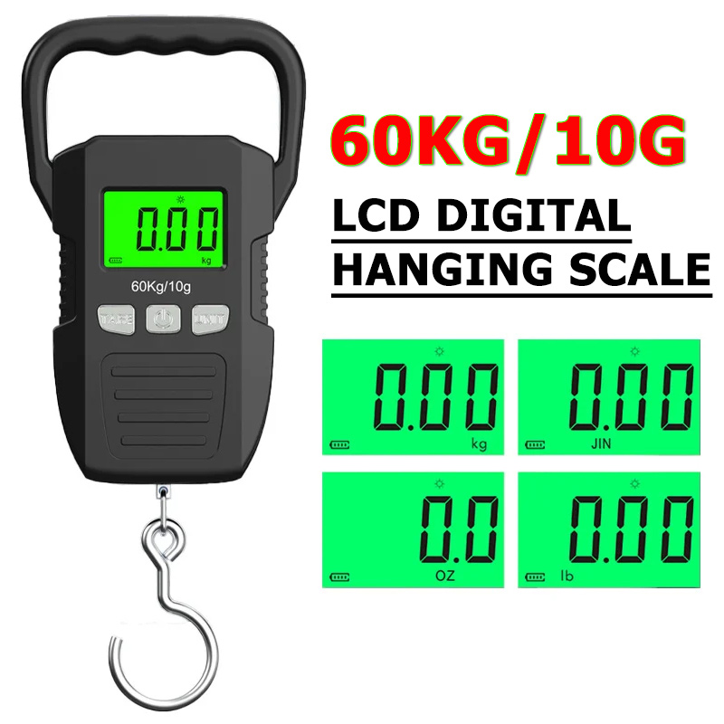 60kg/10g LCD Digital Hanging S - Tape Dispenser Weighted review and price