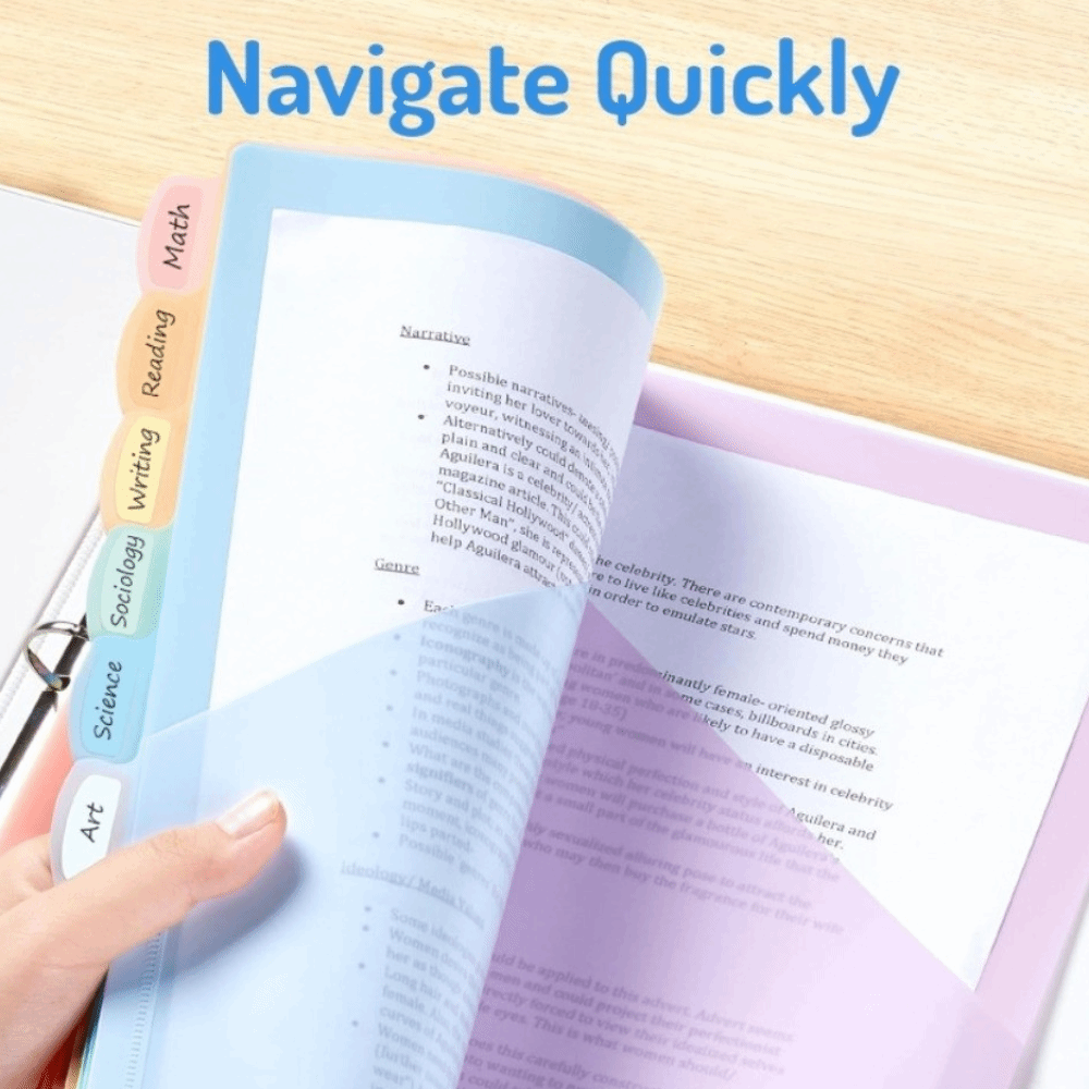 Clear Durable Binder Dividers  - Tab Divider A4 review and price