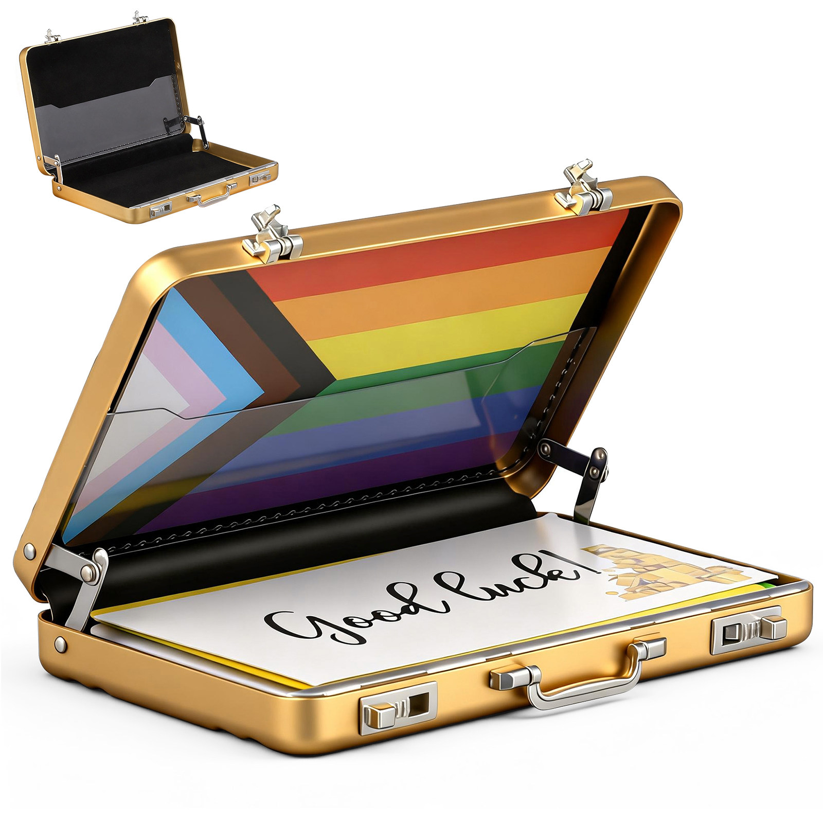 Business Cards Box Aluminium S - Card Index Box review and price