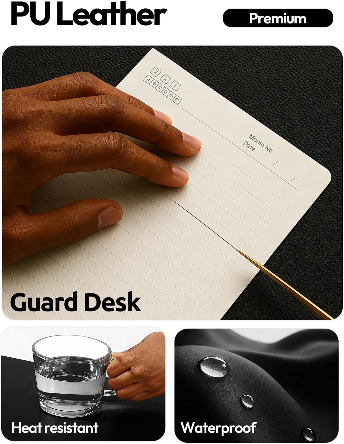 Large PU Leather Desk Pad Prot - Leather Desk Pad review and price
