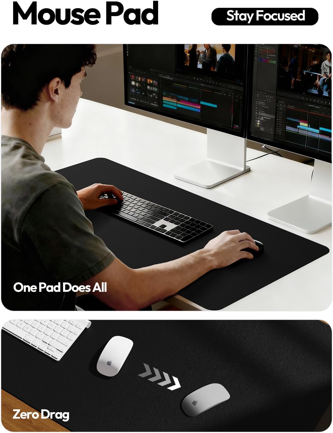Large PU Leather Desk Pad Prot - Leather Desk Pad review and price