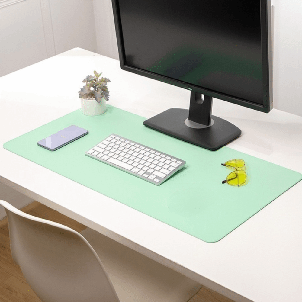 PU Leather Double Side Desk Ma - Leather Desk Pad review and price