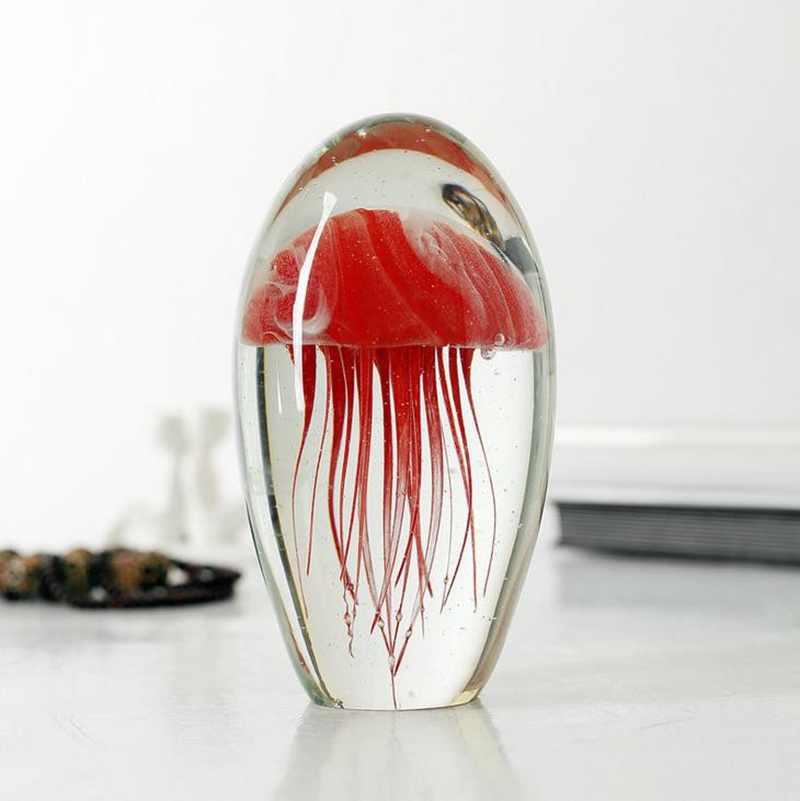 Miniature 3D Jellyfish Crystal - Paper Weight Crystal review and price