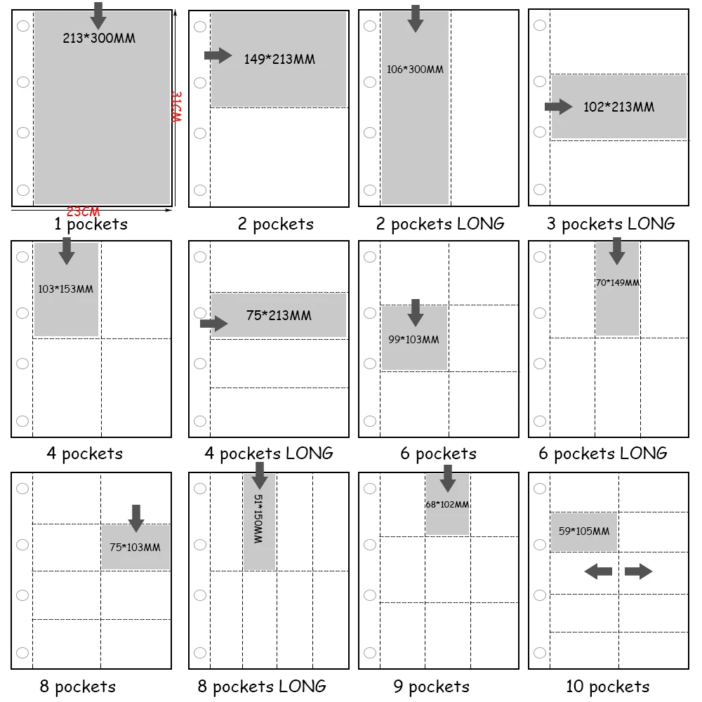 PLRBOK A4 Clear 10 Pcs Photo A - Binder A4 Lever review and price
