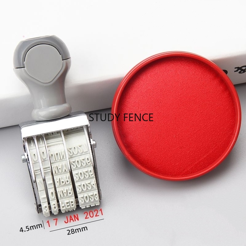 Portable English Date Stamp fo - Rubber Date Stamp review and price