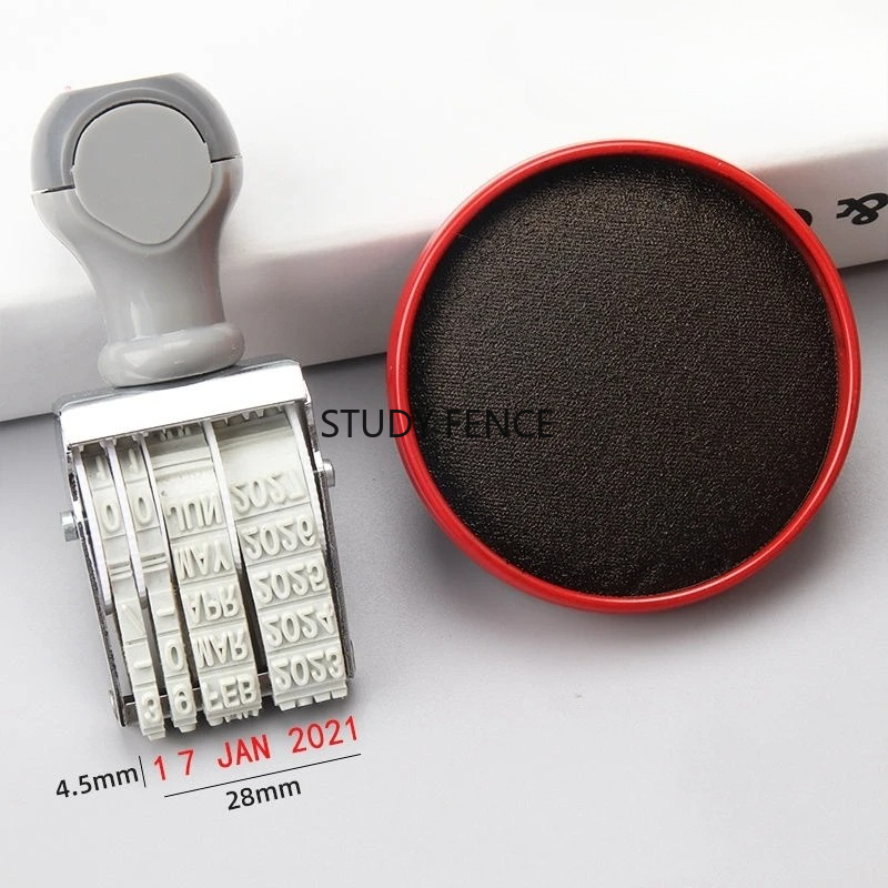 Portable English Date Stamp fo - Rubber Date Stamp review and price