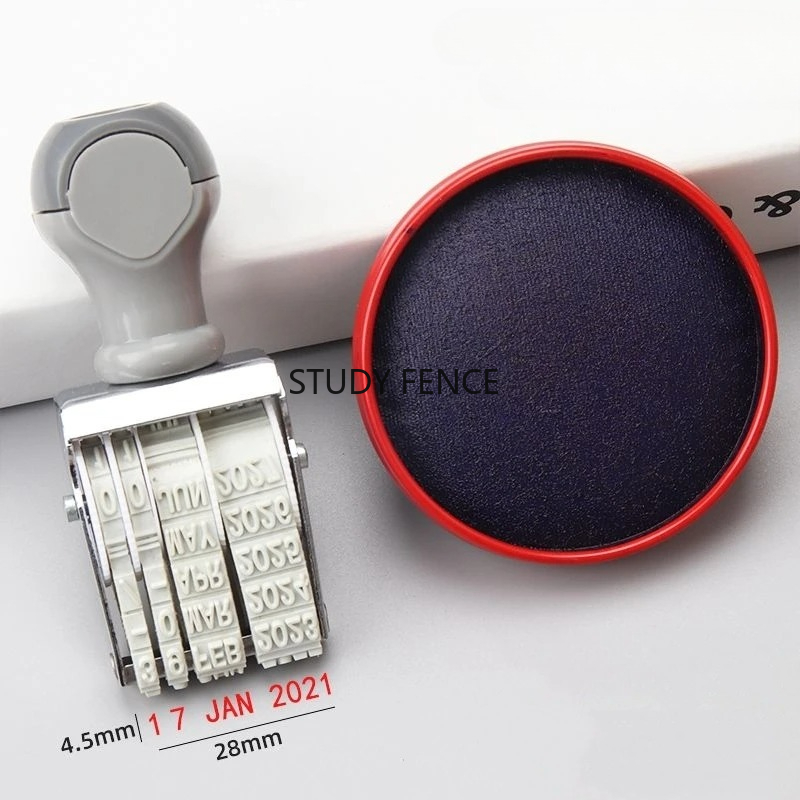 Portable English Date Stamp fo - Rubber Date Stamp review and price