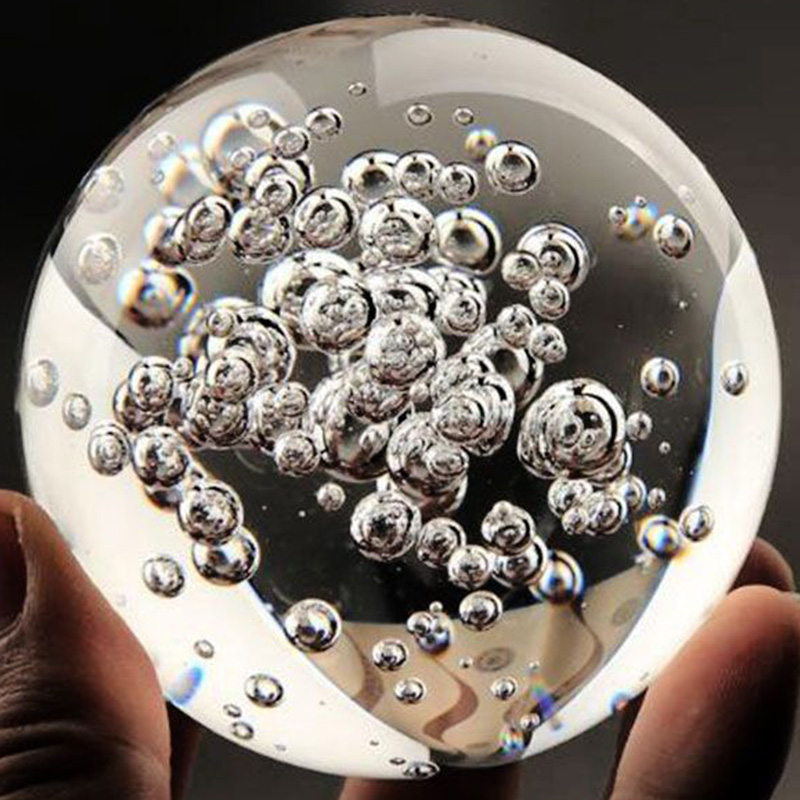 40/60/80MM Clear Bubble Crysta - Paper Weight Crystal review and price