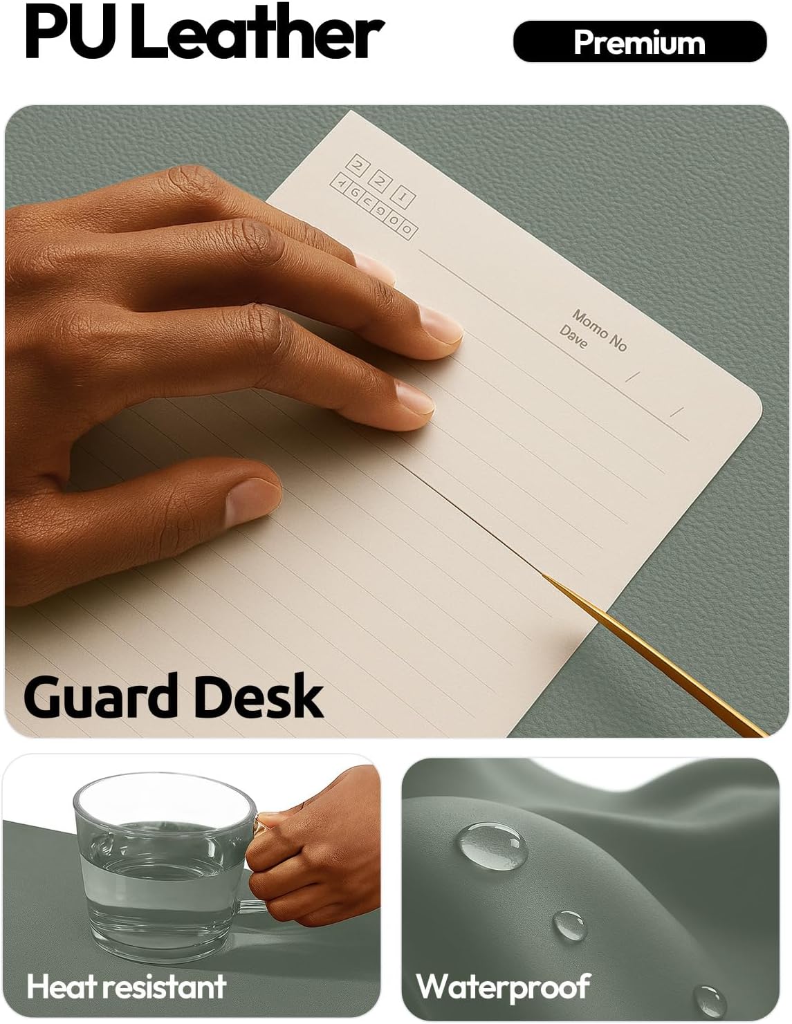 Leather Desk Pad Protector, La - Leather Desk Pad review and price