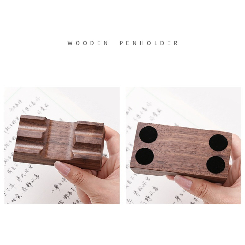 Walnut Wood Pen Holder Stand f - Pen Rest Single review and price