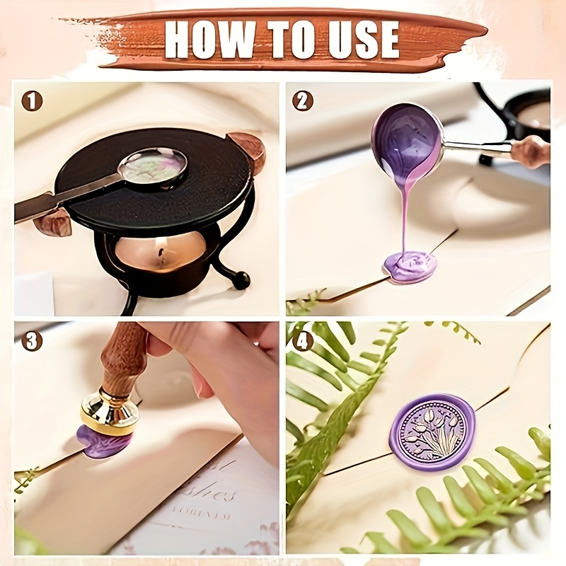 21pc wax stamp set with variou - Wax Seal Stamp Set review and price