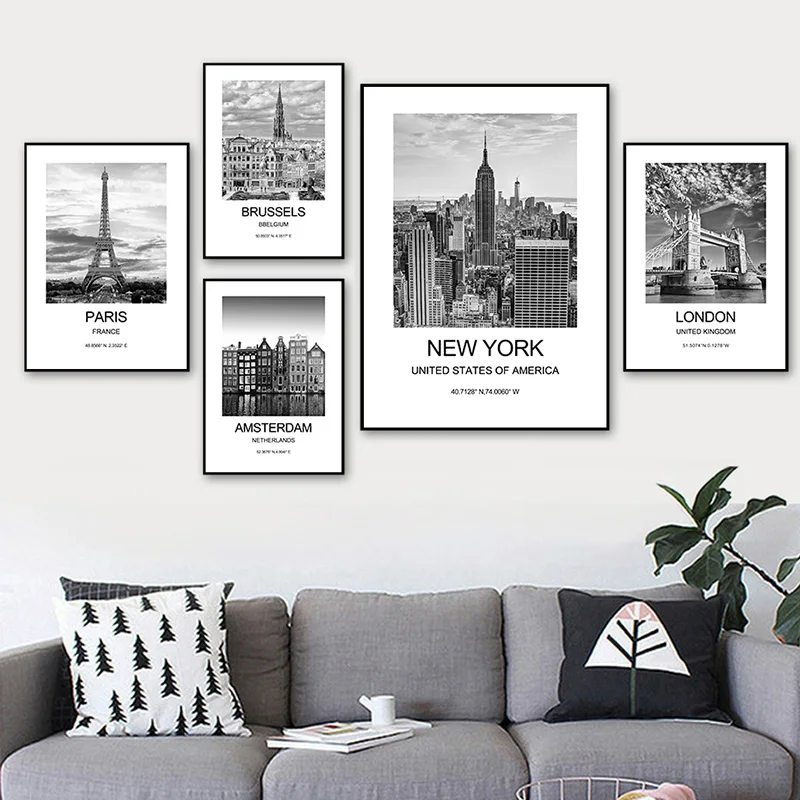 City Poster New York London Pa - Ink Blotter Paper review and price