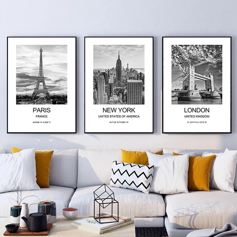 City Poster New York London Pa - Ink Blotter Paper review and price