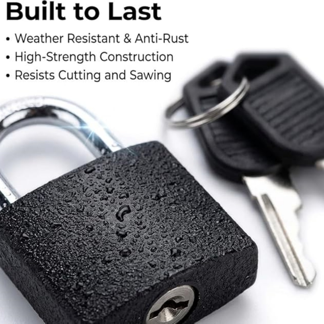 3 pcs Padlock with Keys, (Blac - Letter Opener Brass review and price