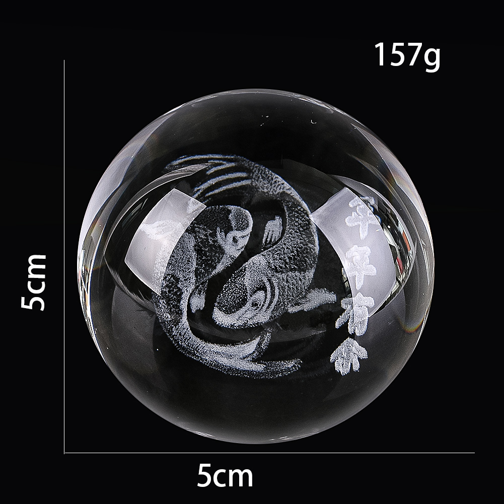 50mm 3D Engraved Crystal Ball  - Paper Weight Crystal review and price