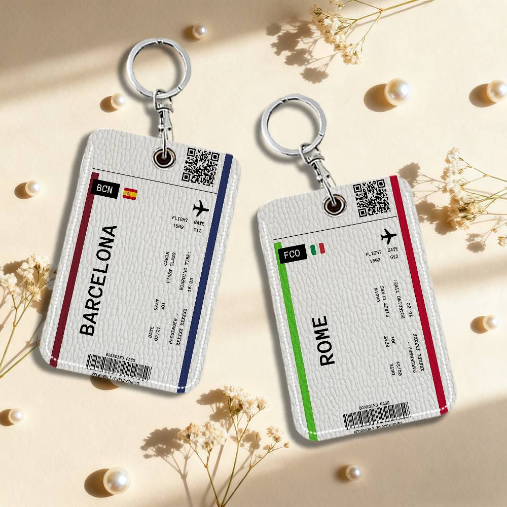 Boarding Pass Plane Ticket Lea - Card Index Box review and price