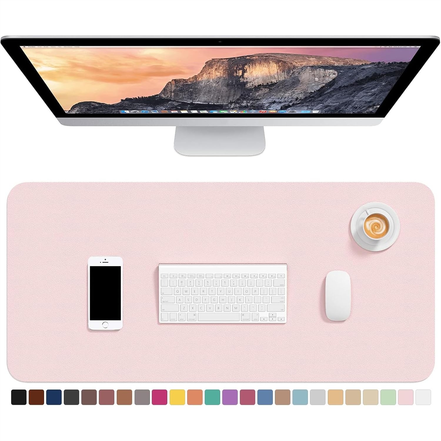 30x14 Inch PU Leather Desk Pad - Leather Desk Pad review and price