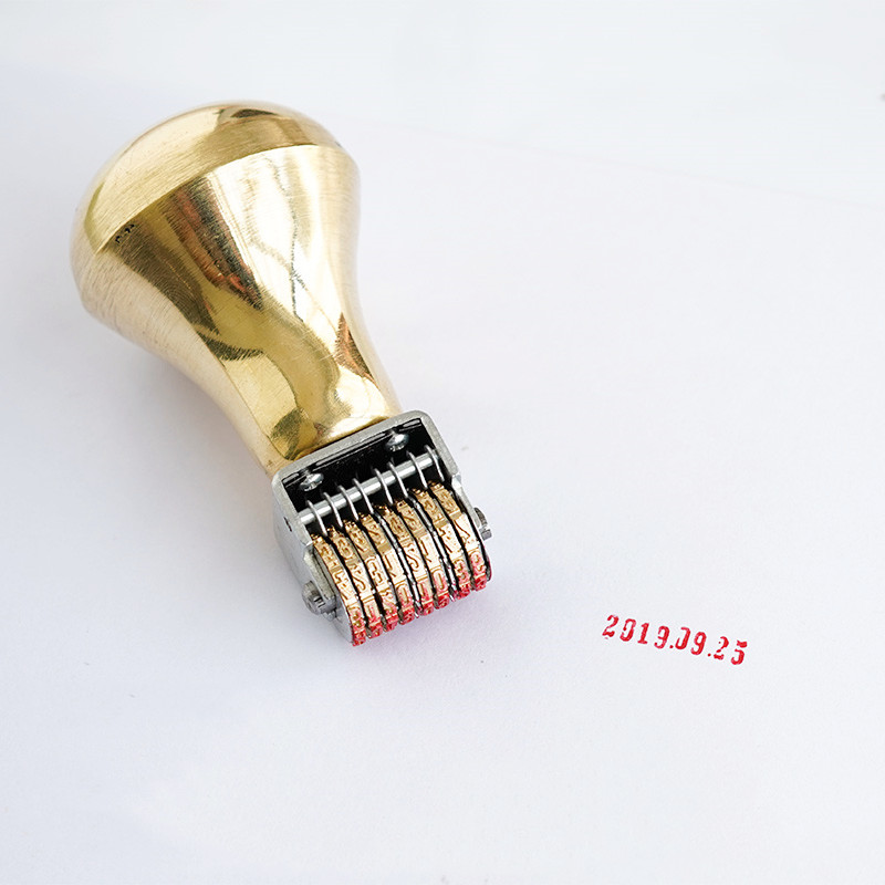 Retro Roller Date Stamp Copper - Rubber Date Stamp review and price