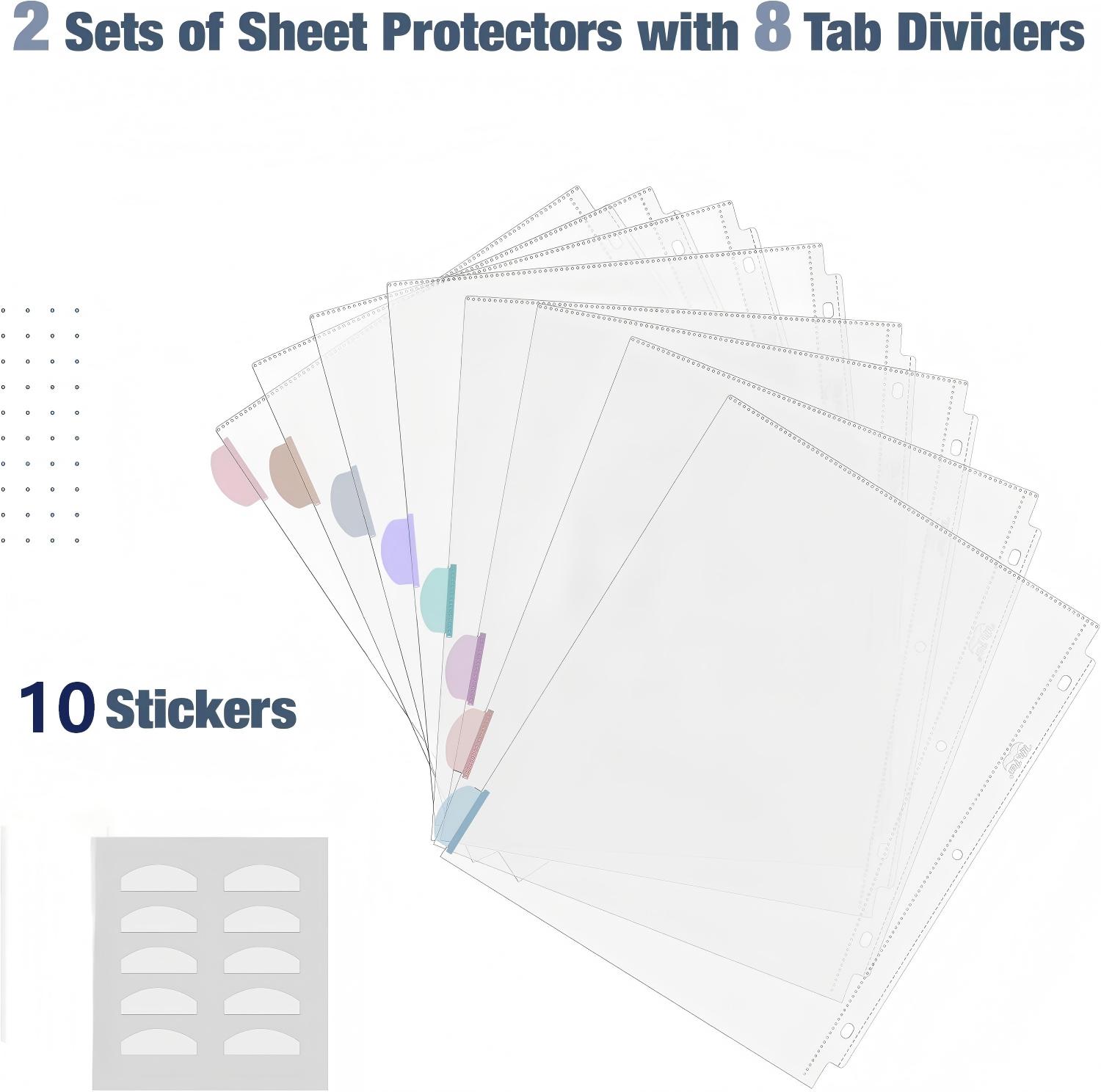 A4 Clear Sheet Protectors with - Tab Divider A4 review and price