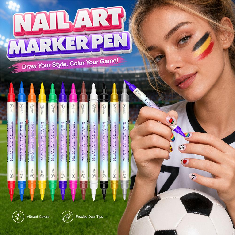 12/24 Colors Dual Tip Nail Art - Correction Pen Fine review and price