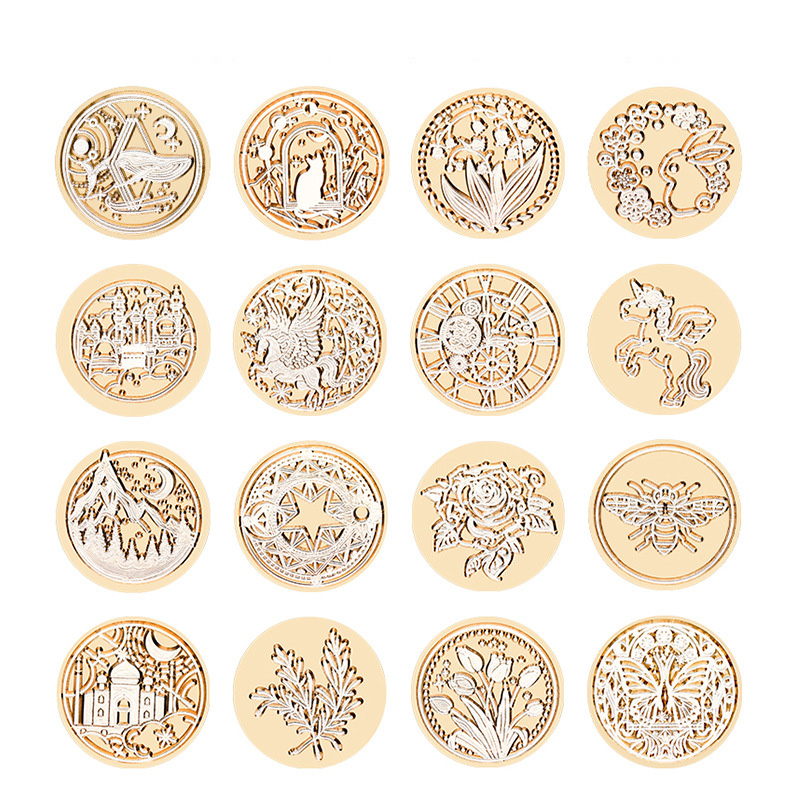Star Sky Lotus Rose Pattern Wa - Wax Seal Stamp Set review and price