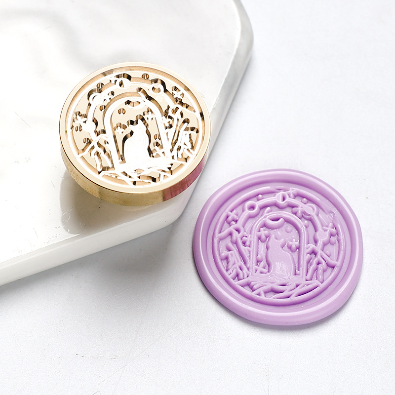 Star Sky Lotus Rose Pattern Wa - Wax Seal Stamp Set review and price