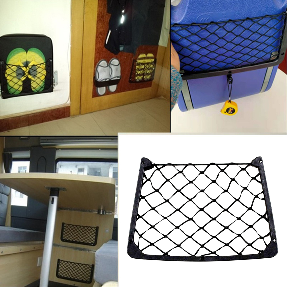 Car Seat Back Storage Net Elas - Magazine Holder Rack review and price