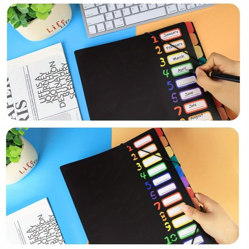 1Pc Black/White Cover Multi-La - Tab Divider A4 review and price
