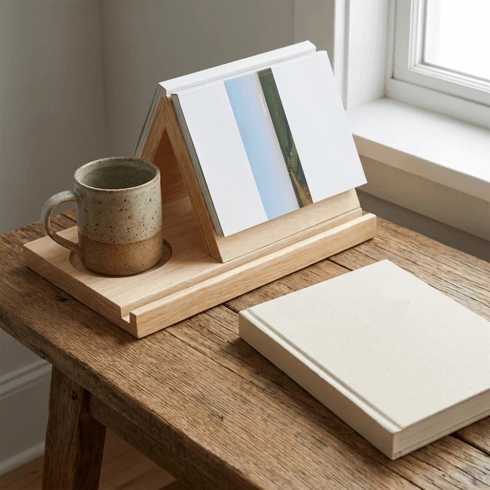 Minimalist 2 in 1 Triangle Woo - Magazine Holder Rack review and price