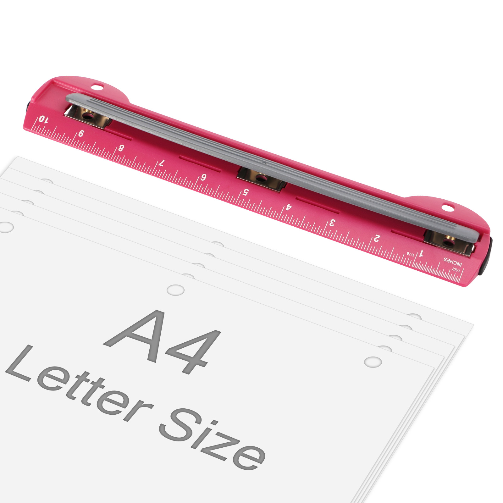 EAGLE 3-Hole Punch for A4/Lett - Binder A4 Lever review and price