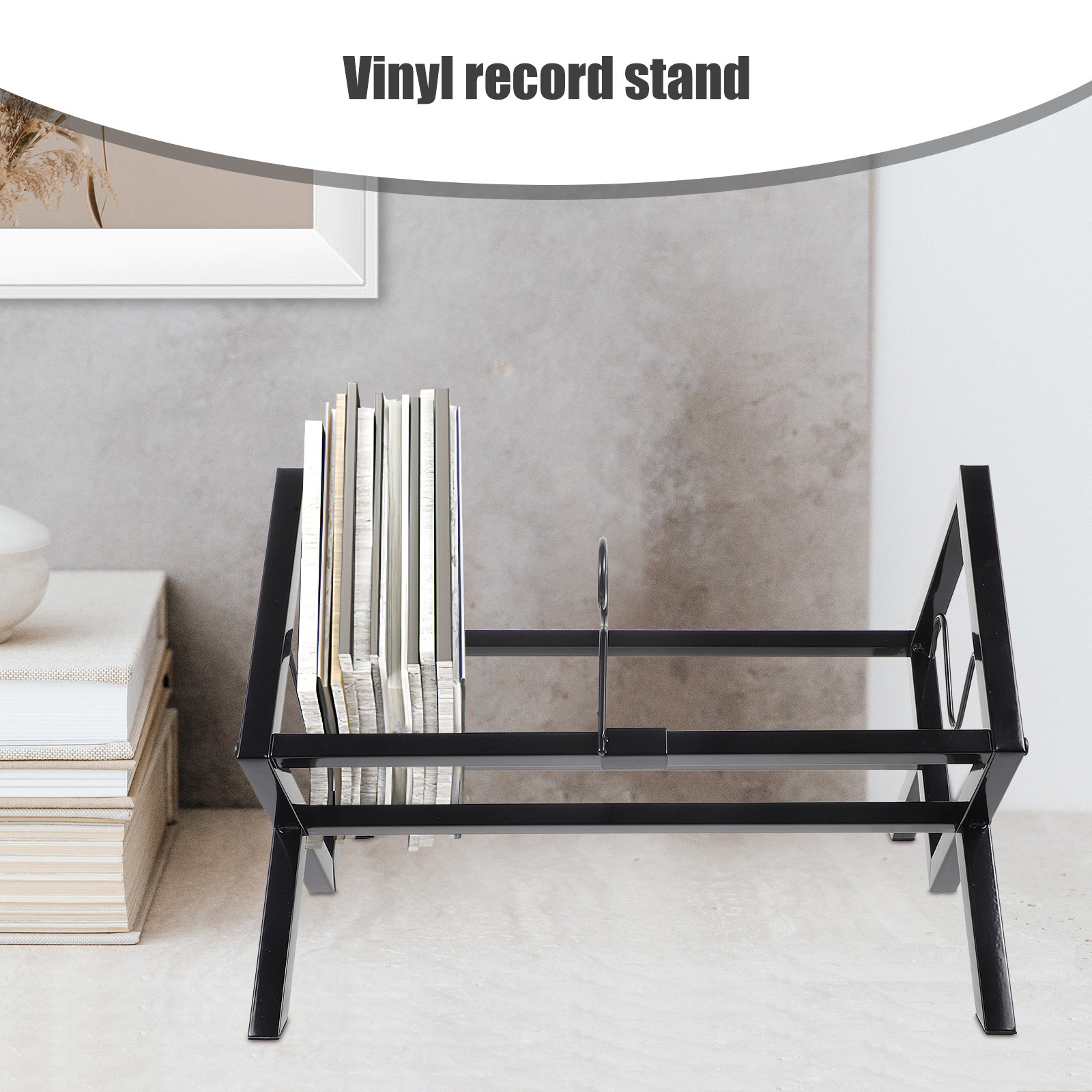 Vinyl Record Storage Rack Desk - Magazine Holder Rack review and price
