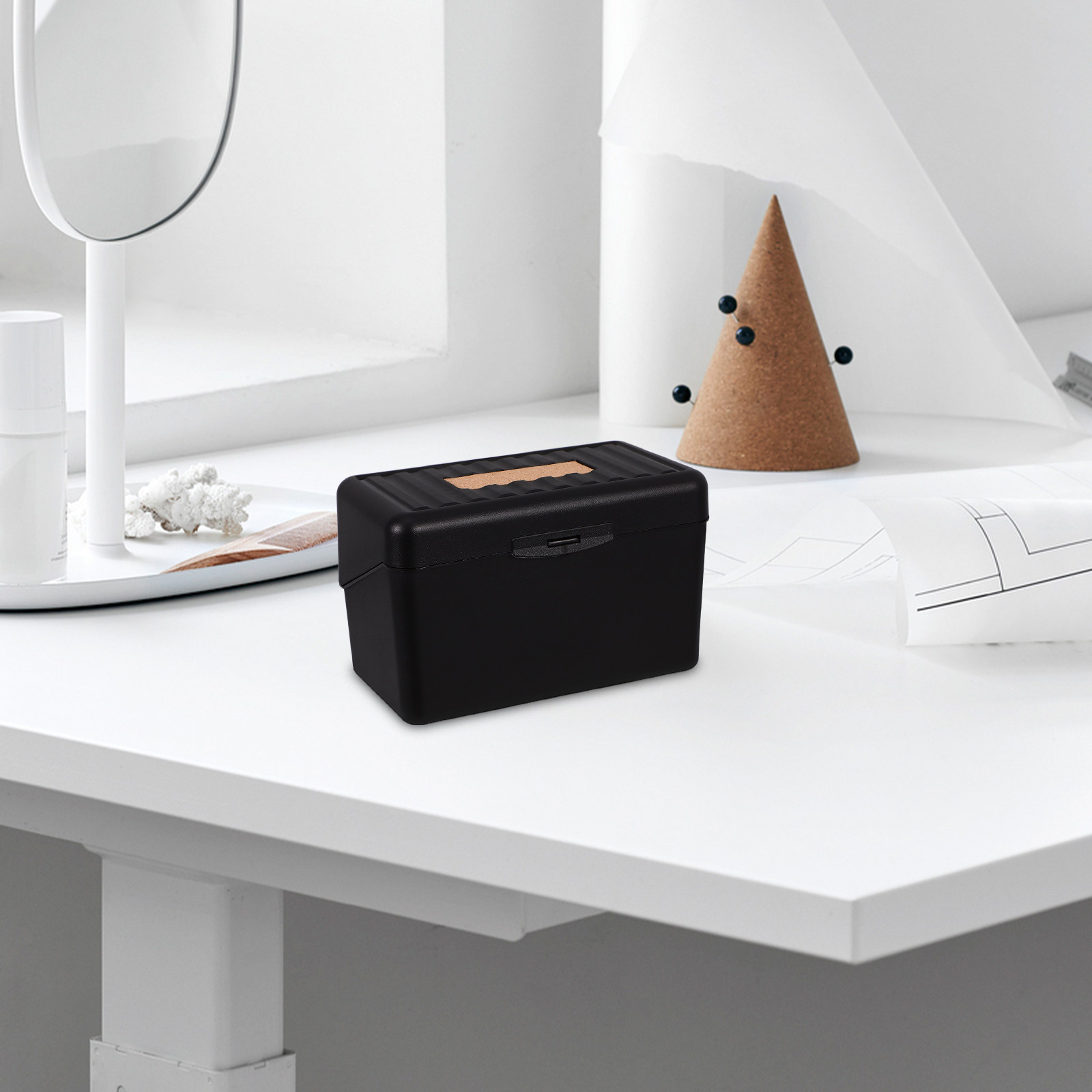Premium Index Card Holder Box  - Card Index Box review and price