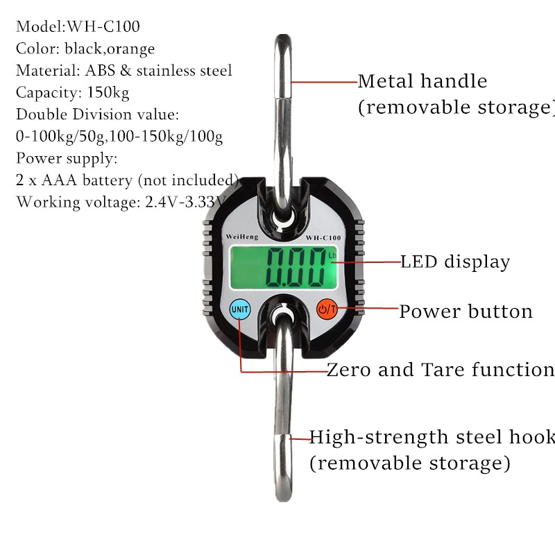 Digital Crane Scale 150kg 200g - Tape Dispenser Weighted review and price