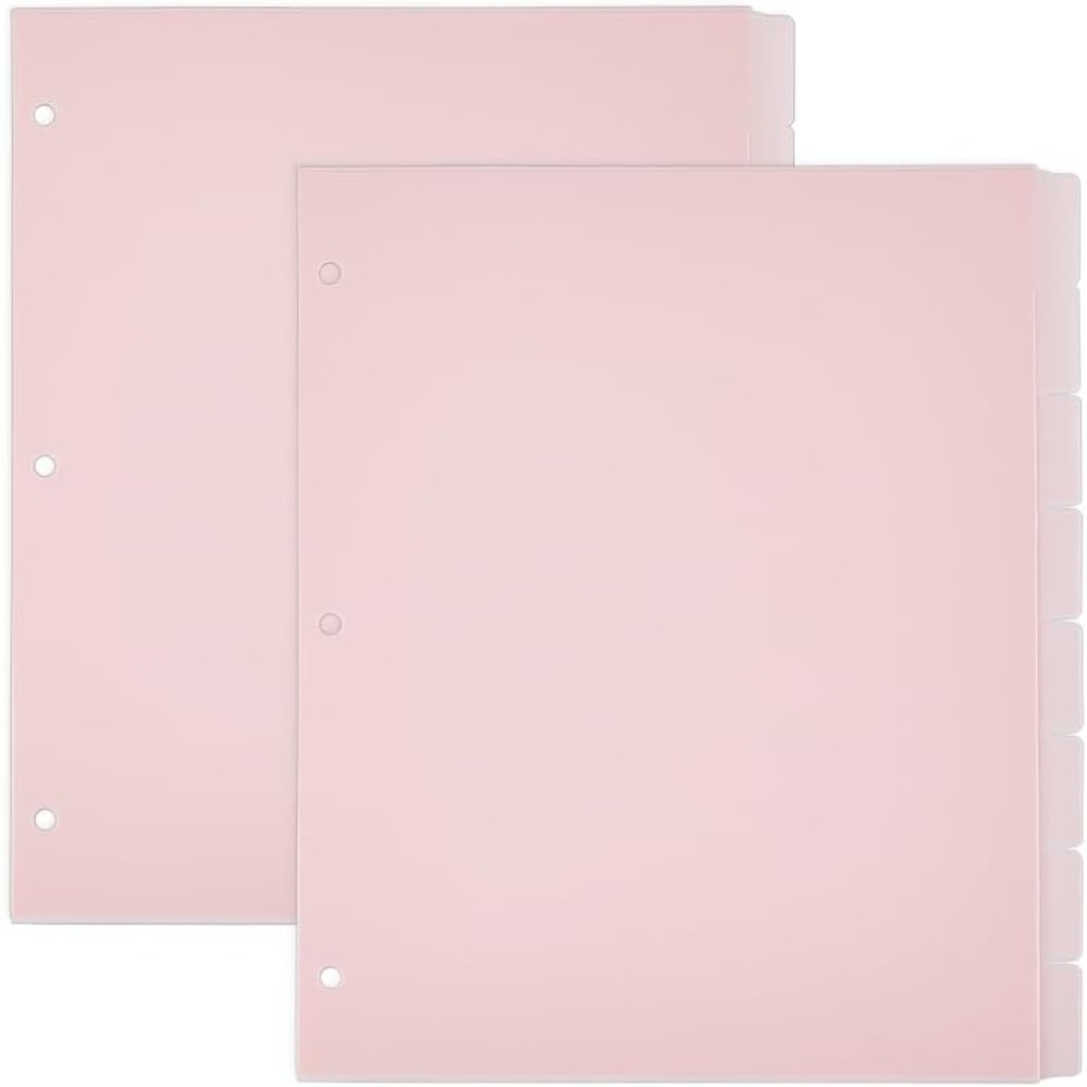16 Sheets 3 Ring A4 Pink Binde - Tab Divider A4 review and price