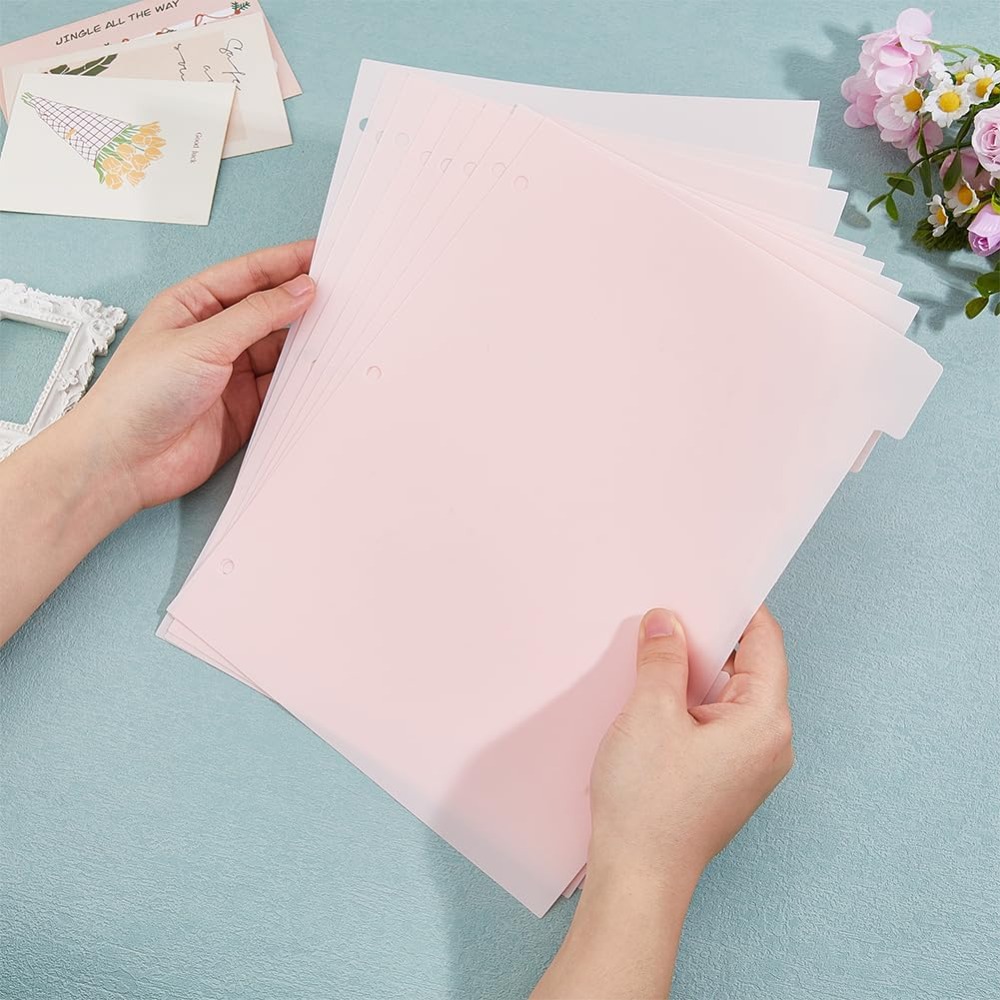 16 Sheets 3 Ring A4 Pink Binde - Tab Divider A4 review and price