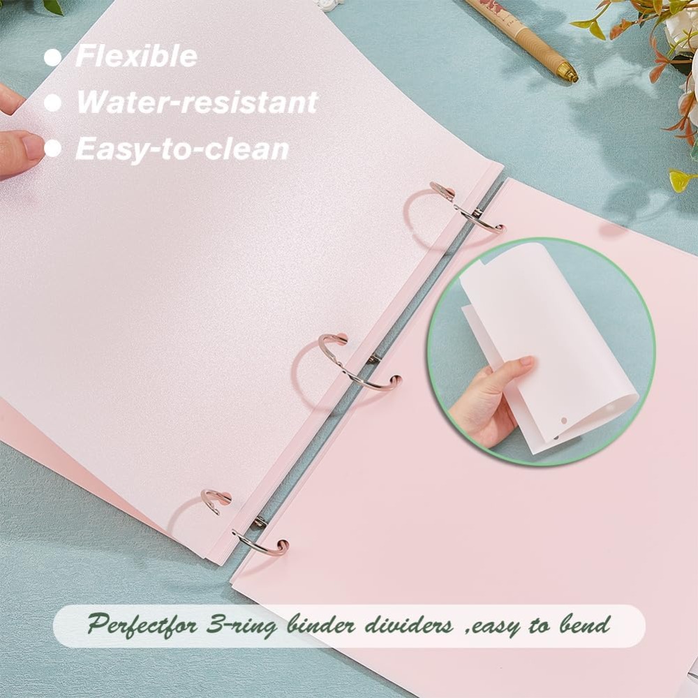 16 Sheets 3 Ring A4 Pink Binde - Tab Divider A4 review and price