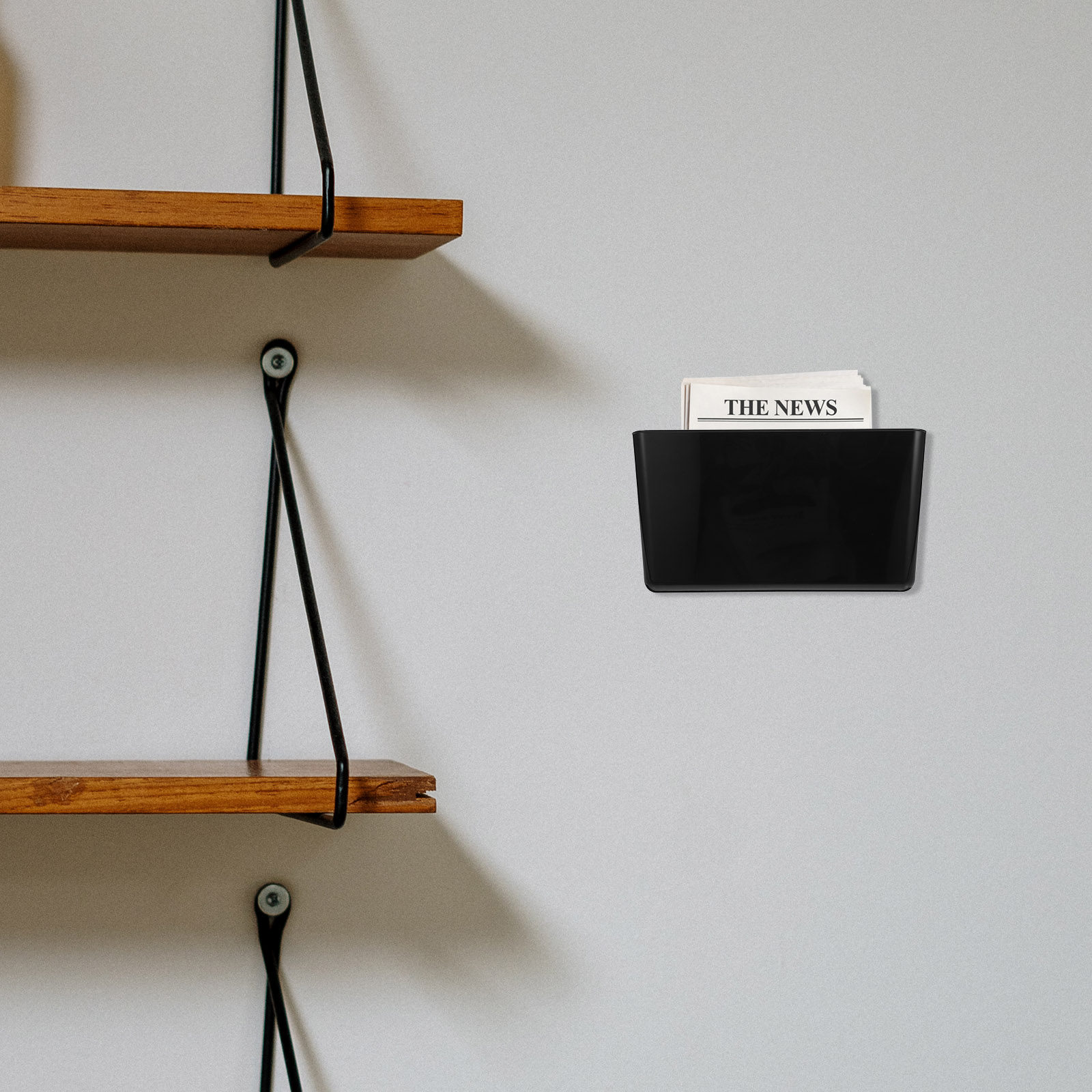 Wall Mount File Holder Single  - Magazine Holder Rack review and price