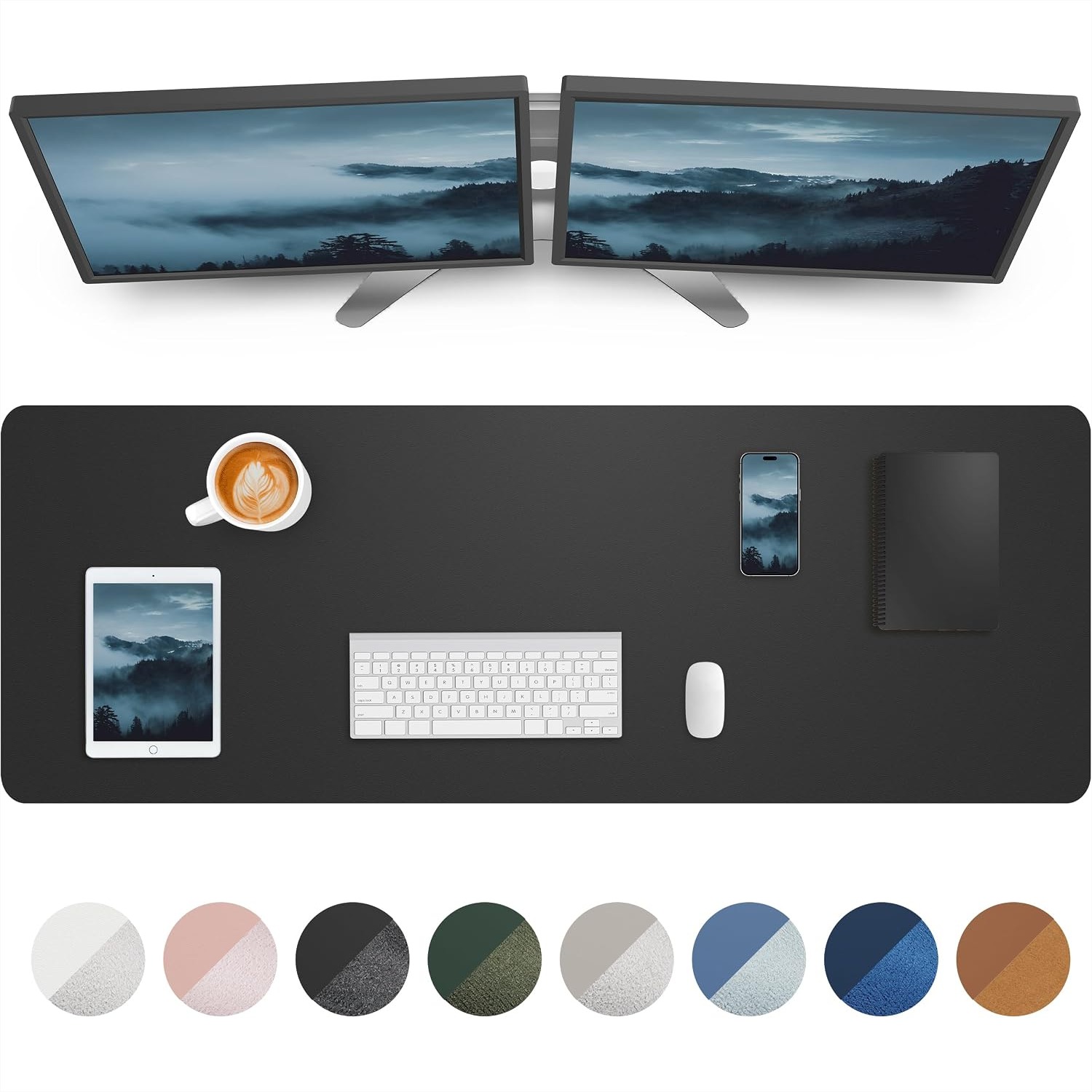 Large Desk Mat 55x17 inch Leat - Leather Desk Pad review and price