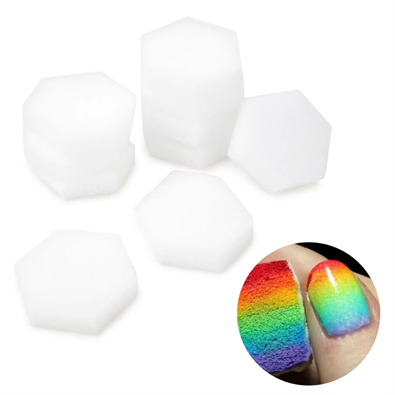 80Pcs Hexagon Soft Sponges, Li - Gel Refill Pack review and price