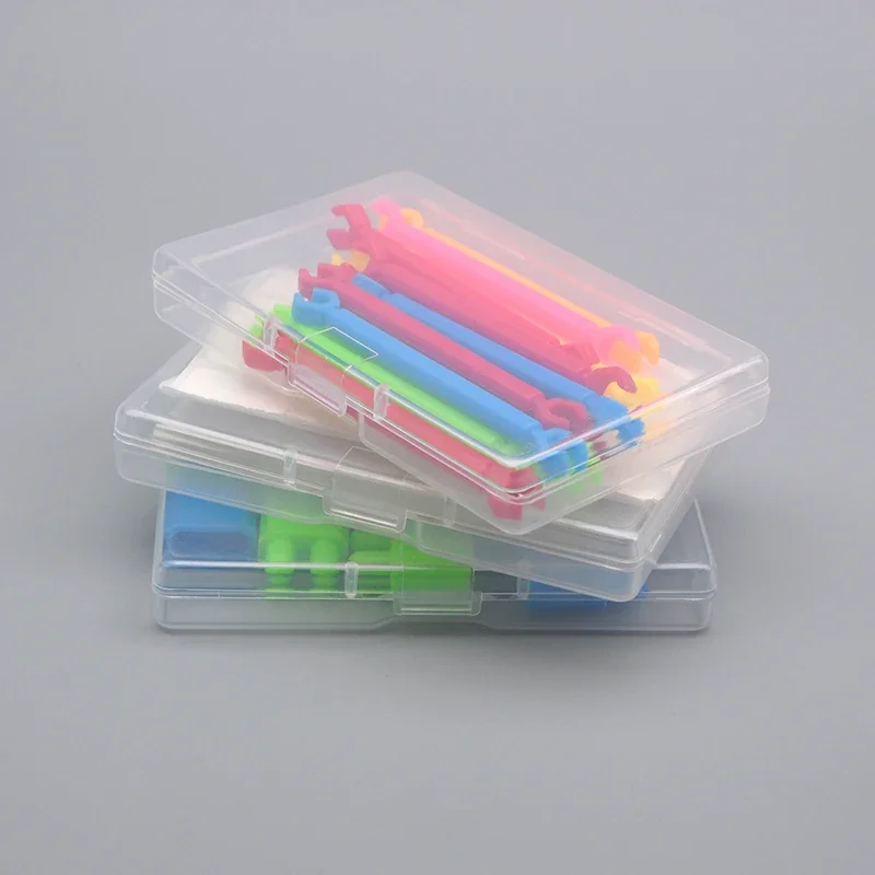 5 transparent plastic storage  - Card Index Box review and price
