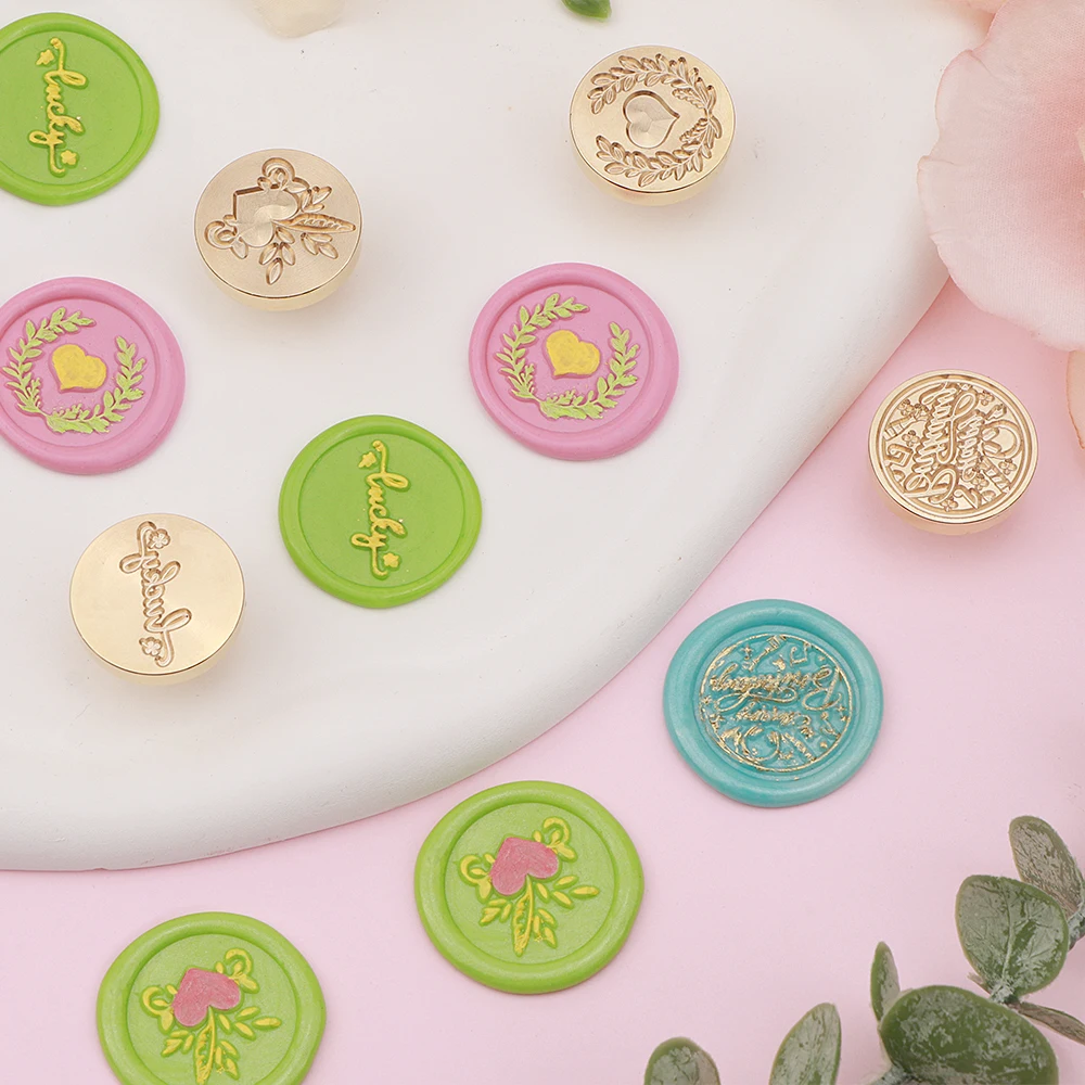 Heart Fish Flowers Pattern Wax - Wax Seal Stamp Set review and price