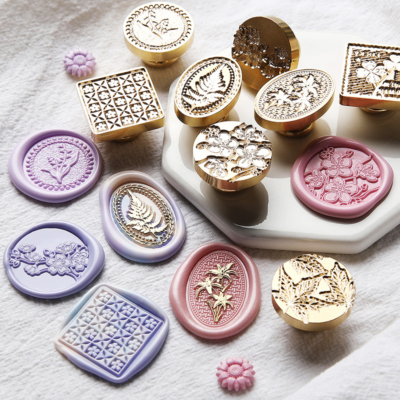 Retro Wax Seal Stamp Spring Fl - Wax Seal Stamp Set review and price
