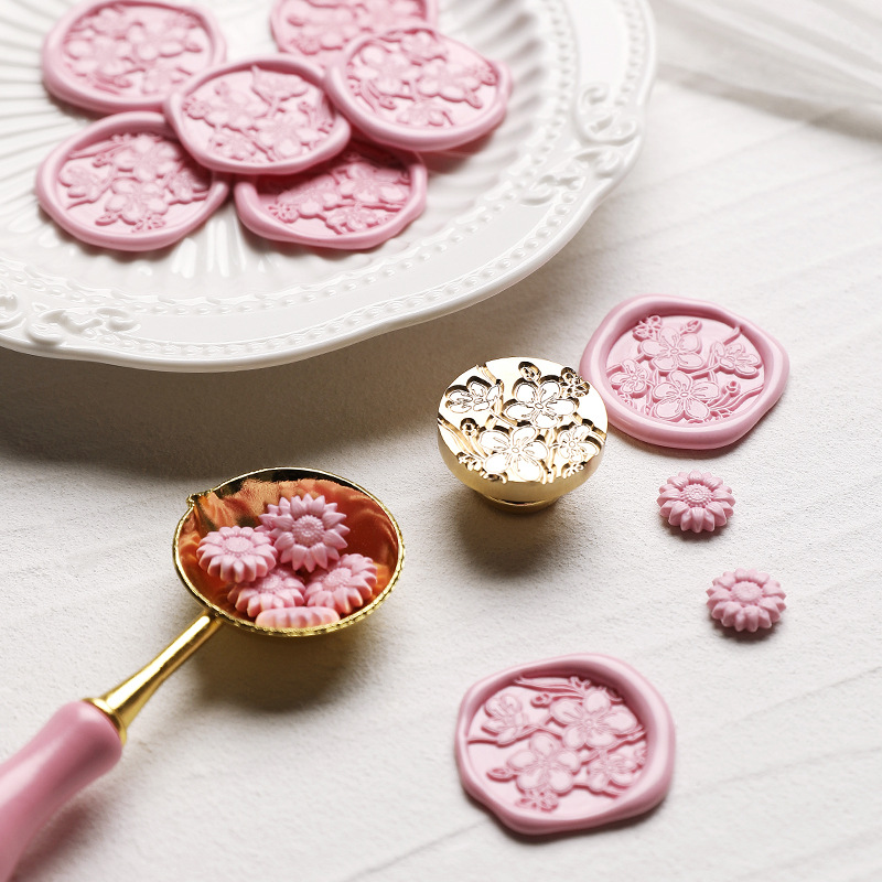 Retro Wax Seal Stamp Spring Fl - Wax Seal Stamp Set review and price