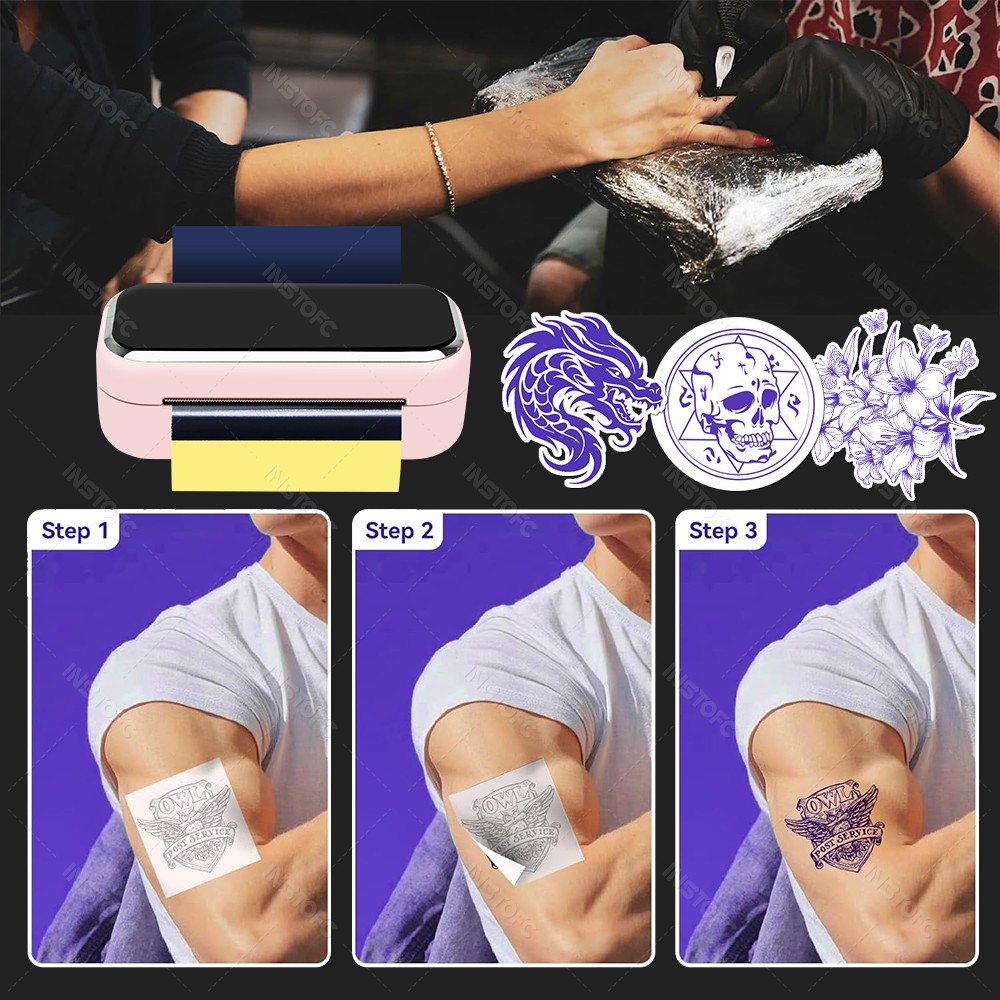 Mini Tattoo Stencil Printer AI - Ink Blotter Paper review and price