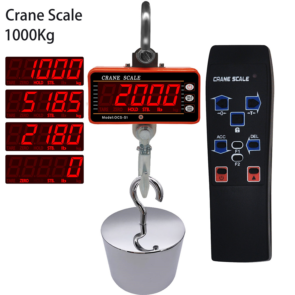 Digital Crane Scale 500kg 1000 - Tape Dispenser Weighted review and price