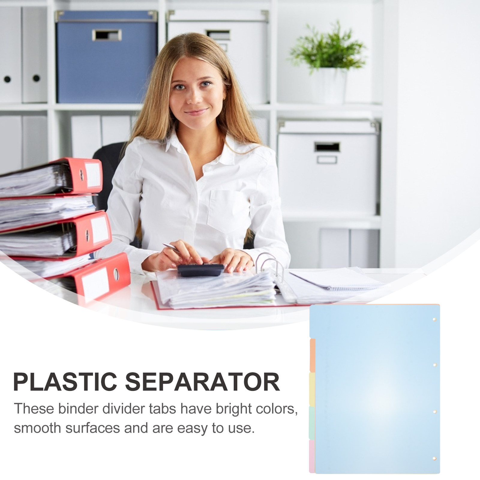 10Pcs A4 Plastic Index Divider - Tab Divider A4 review and price