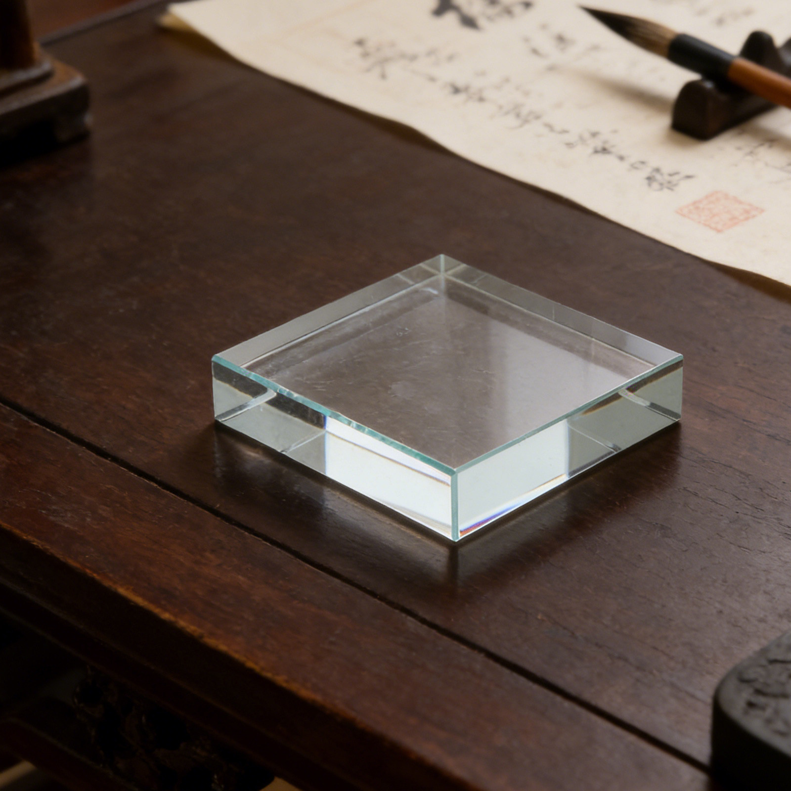 Transparent Square Paperweight - Paper Weight Crystal review and price