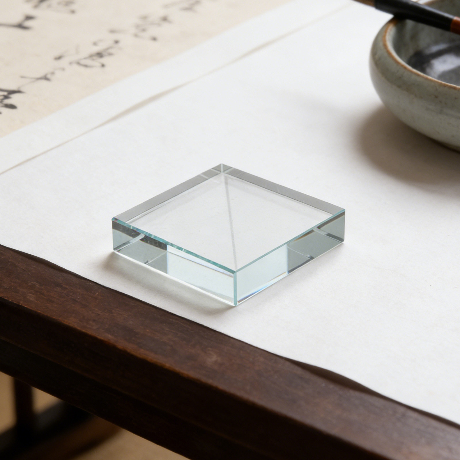 Transparent Square Paperweight - Paper Weight Crystal review and price