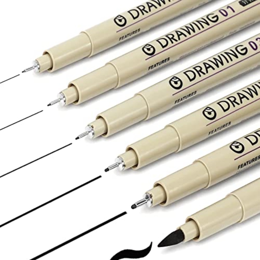 Muchcute Micro liner Drawing A - Archive Box Set review and price